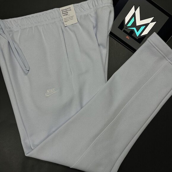 Nike NSW Club Open Hem Fleece Sweatpants Football Grey Men’s Sizes BV2707-085 - Picture 1 of 7